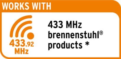works with 433 MHz brennenstuhl® products