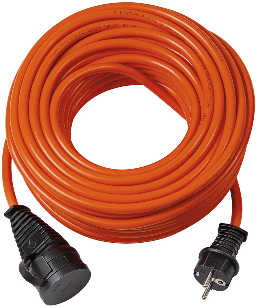 orange 3G1,5 | brennenstuhl Verlängerungskabel IP44 ® AT-N07V3V3-F BREMAXX 20m