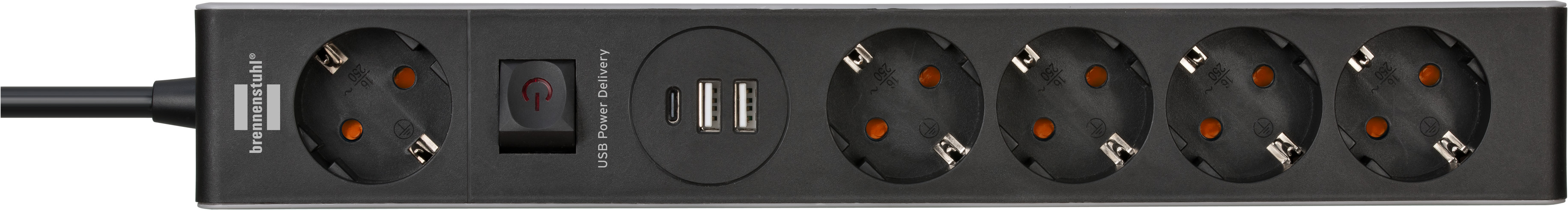 Kunststoff Steckdose + USB Typ A/C 20W Weiß MP010U-BK1-11 LUXUS