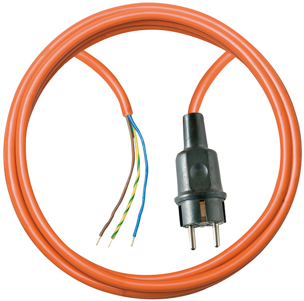 Connection cable IP44 5m orange AT-N07V3V3-F 3G1,5