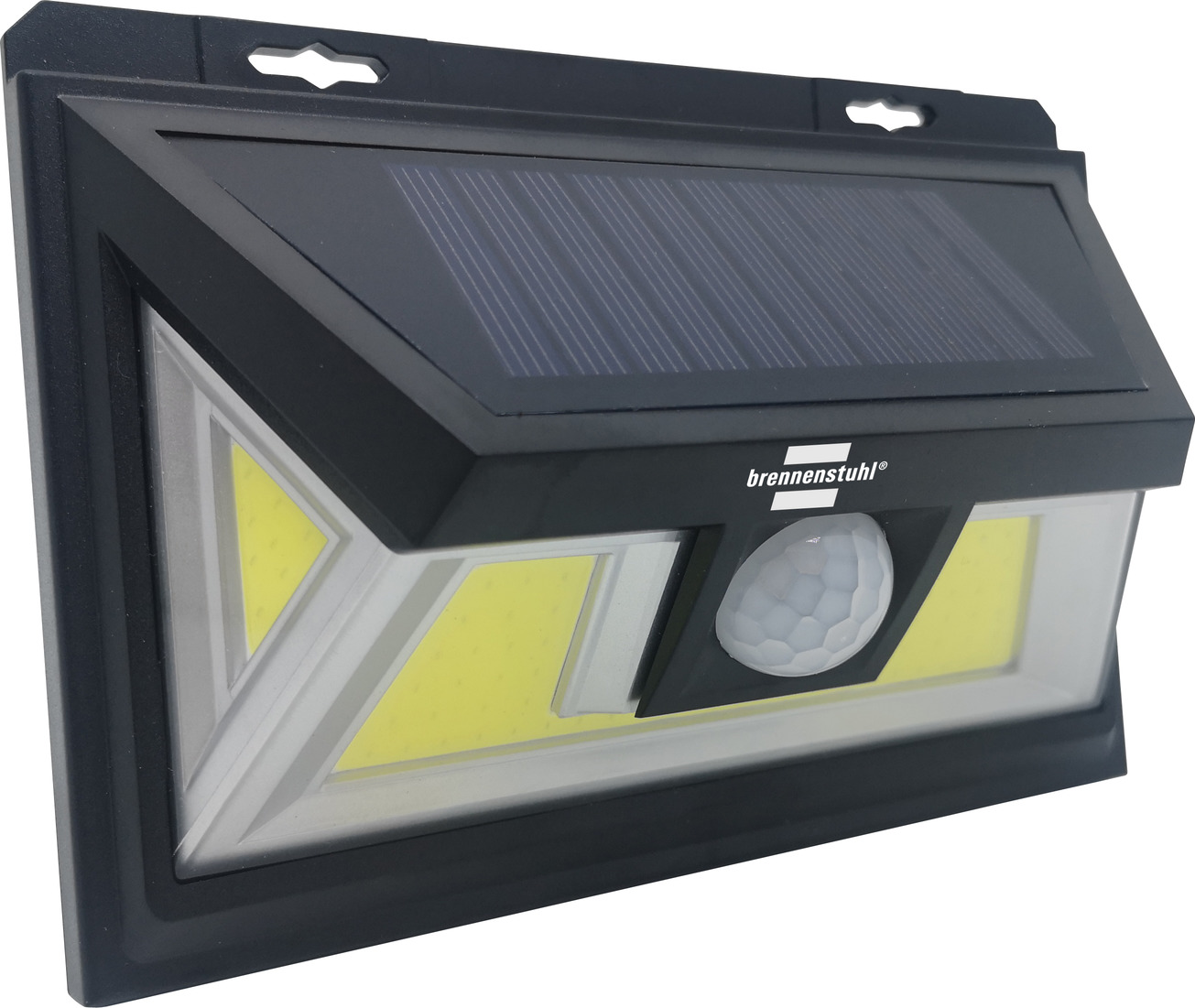 Verdraaiing gordijn via Solar LED Wall Lamp SOL WL 400 plus IP44 with PIR sensor 2xLED 0,5W 85lm  Colour Grey white | brennenstuhl®