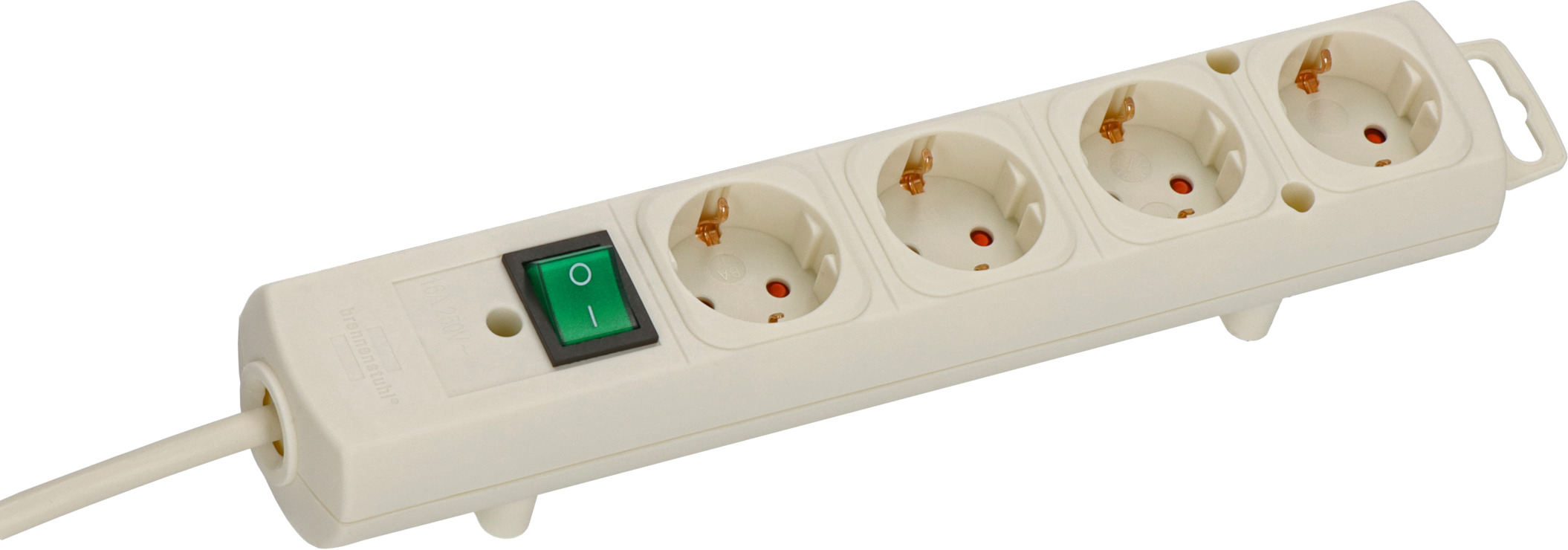 Brennenstuhl 1153120100 regleta de 4 enchufes con interruptor – FixPart