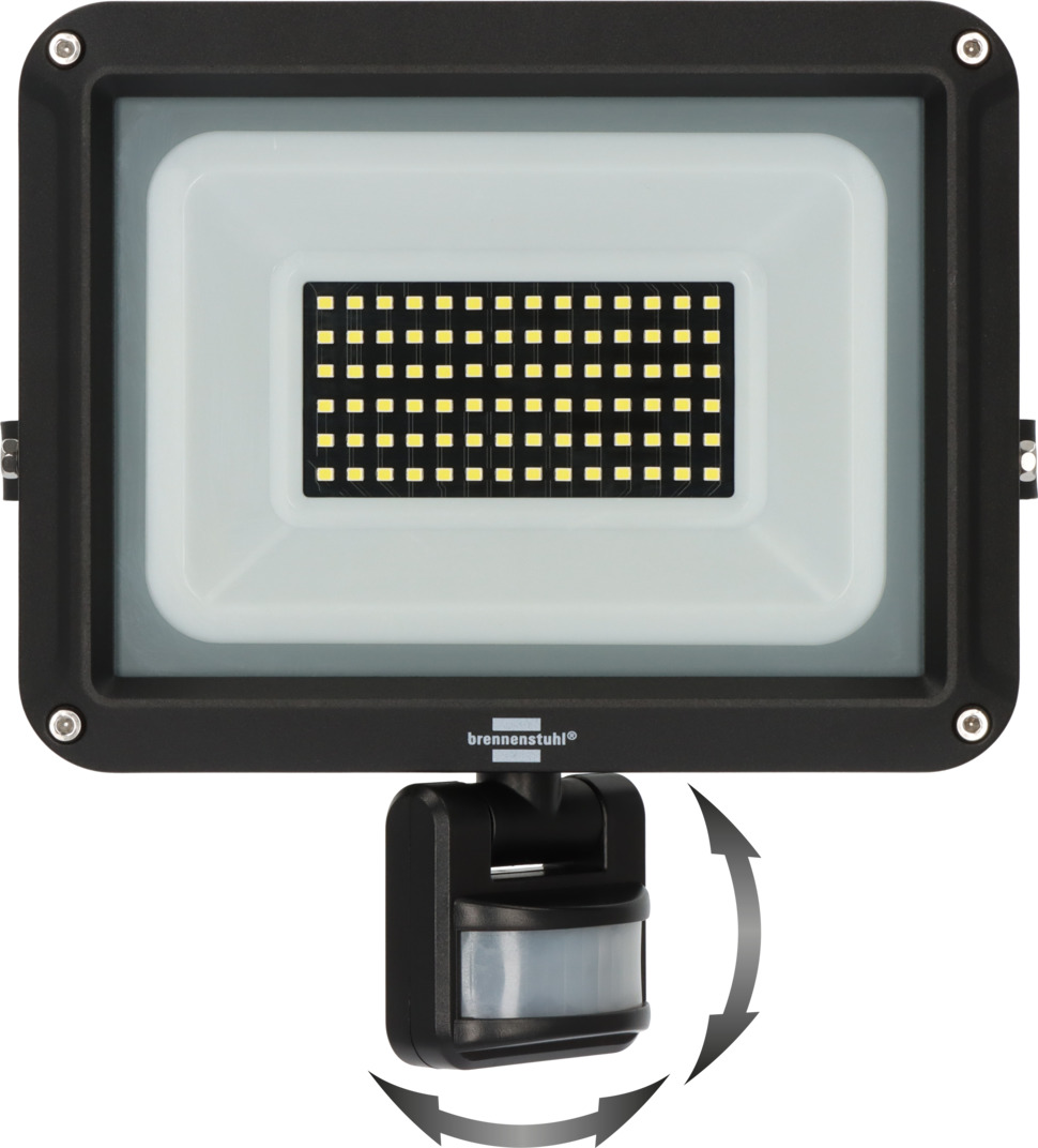 LED floodlight JARO IP65 Infrared | brennenstuhl® 7060 detector motion 5800lm, 50W, P with