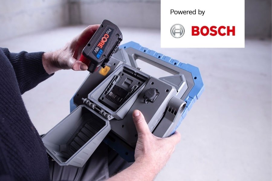 Battery Wall Mount Suitable for Bosch 18V Professional Batteries