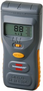 What is the penetration depth for metal and electricity detectors?