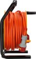 Brobusta CEE Kabeltrommel 380, 1x CEE 400V/16A, 6x Schutzkontakt-Steckdosen 230V/16A, 40m AT-N07V3V3-F 5G2,5 orange, IP44 - Produktansicht