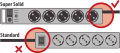 Super-Solid 13.500A Überspannungsschutz-Steckdosenleiste 5-fach silber 2,5m H05VV-F 3G1,5 - Grafik