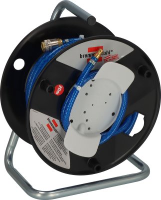 Compressor hose reel Anti Twist 20m Hose-Ø 6/12mm Fittings DIN