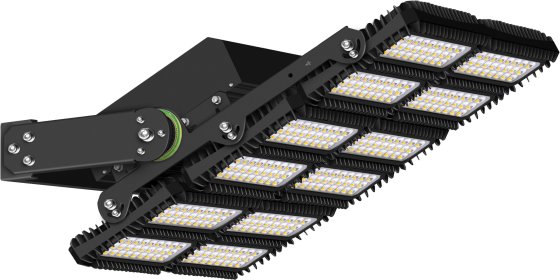 Power LED Strahler "AREA Expert M18" 1350W, 183384lm, 5700K, IP66, IK10 - Produktbild