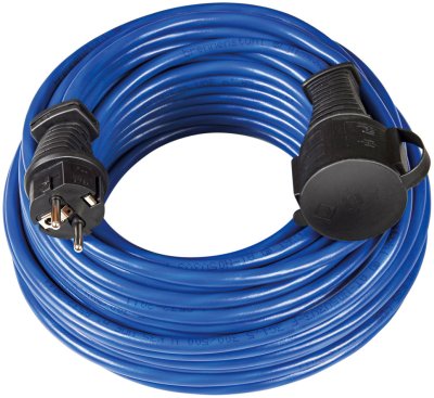 BREMAXX Verlängerungskabel IP44 10m blau AT-N05V3V3-F 3G1,5