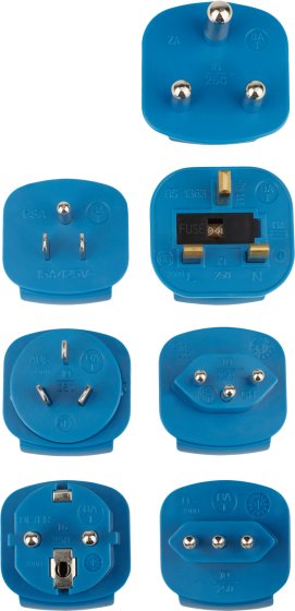 Reisestecker-Set mit 10A Sicherung - Produktansicht