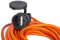 Baustellen-BQ-Verlängerungskabel IP44 10m orange H07BQ-F 3G1,5 - Produktansicht