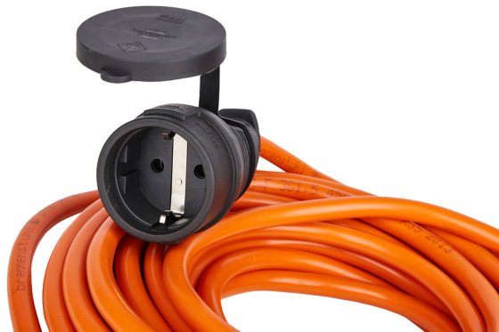 Baustellen-BQ-Verlängerungskabel IP44 10m orange H07BQ-F 3G1,5 - Produktansicht