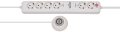 Eco-Line Comfort Switch Plus EL CSP 24 Steckdosenleiste 6-fach weiss 1,5m H05VV-F 3G1,5 2 permanent, 4 schaltbar beleuchteter Hand-/Fußschalter - Produktbild