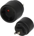 Reisestecker Euro/Konturenstecker/USA, Japan - Produktbild