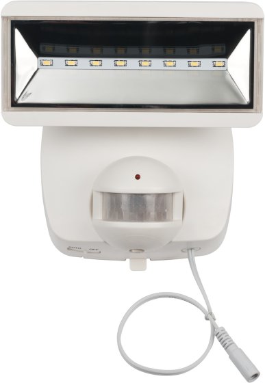 Solar LED-Strahler SOL 800 IP44 mit Infrarot-Bewegungsmelder weiss - Produktansicht