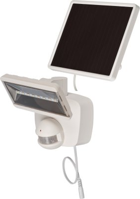 Solar LED-Strahler SOL 800 IP44 mit Infrarot-Bewegungsmelder weiss