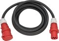 CEE Verlängerungskabel (Gummi), CEE-Kupplung und CEE-Stecker 400V/63A, Kabel 20m H07RN-F 5G16,0 schwarz - Produktbild