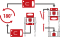 brennenstuhl®Connect Premium-Line WiFi Steckdosenleiste 6-fach (4x schaltbar, 2x permanent) schwarz/lichtgrau 3m H05VV-F 3G1,5 - Grafik