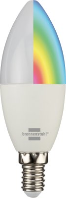 brennenstuhl®Connect WiFi Glühbirne SB 400, E14, 430lm, 5,5W