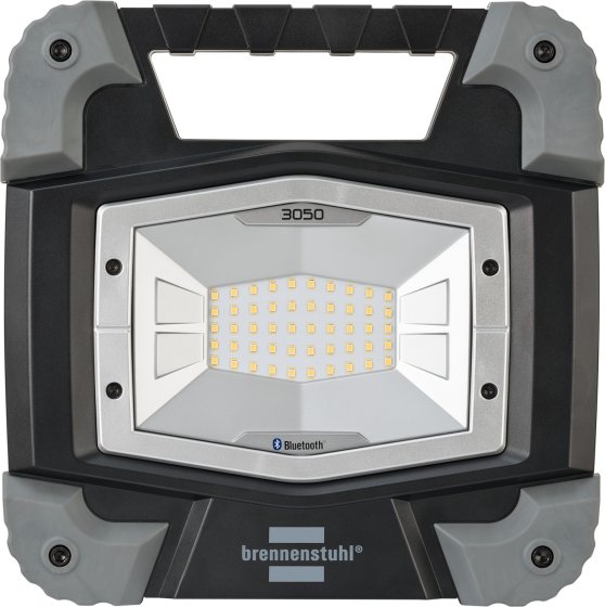 Bluetooth LED Baustrahler TORAN 3050 MB mit Lichtsteuerungs-APP, IP55, 3400lm, 30W, 5m H07RN-F 2G1,0 - Produktansicht