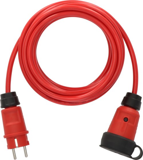 Professional Verlängerungskabel VQ 1110 IP44, 5m rot H07BQ-F 3G1,5 - Produktbild