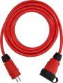 Professional Verlängerungskabel VQ 1200 IP44, 10m rot H07BQ-F 3G2,5 - Produktbild